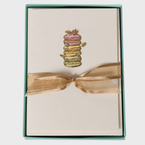PETITE NOTECARDS MACAROONS